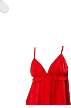 Red V-neck Camisole For Party, Flirty V-neck Camisole For Date Night, Red Sleeveless Camisole With Adjustable Straps, Chic Red Party Camisole, Red V-neck Camisole For Summer, Chic Red Camisole For Party, Chic Red Camisole For Night Out, Red Spaghetti Strap Camisole For The Beach, Chic Red Camisole