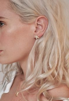 Gold Starfish Earrings Gift for Her Best Friend Gift Sister - Etsy Curated Ear, Bridesmaid Gifts Earrings, Everyday Earrings Studs, Gift Sister, Starfish Earrings, Minimalist Studs, Gift For Best Friend, Baroque Pearl Necklace, Spiritual Jewelry