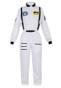 PRICES MAY VARY. Astronaut Costume Material:90% polyester&10% spandex,comfortable,breathable and light weighted.Thanks to the elastic materials, it is pretty convenient and easy to wear or take off. Transform your clothing look in seconds. Simple and Smooth. Cosplay Costume Occasion:Great for Astronaut Dress Up Parties, Flight Roleplay, Halloween Christmas Night, Stage Performances, Cosplay, Role Play, Masquerade ball, Mardi gras, Birthday, Photography or Dailywear. it's also a great gift for fa Spaceman Costume, Space Suit Costume, Astronaut Halloween Costume, Astronaut Halloween, Space Costumes, Astronaut Suit, Astronaut Costume, Zipper Jumpsuit, Suit Costume