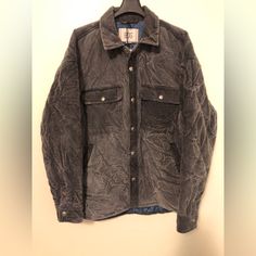 Nice Stylish Stonewashed Button-Up Jacket By Bdg, Super Compy, Ash Grey/Faded Black Tag Says Navy/Marin, Nwt Size Medium Cozy Jacket, 2023 Fashion, Fall 2023, Ash Grey, Pumpkin Spice, Shirt Jacket, Ash, Button Up, Fashion Inspo