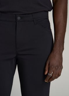 Stay Effortlessly On-Trend in Our 365 Stretch 5-Pocket Pants for Tall Men Unmatched Style in Every Stitch Our 365 Stretch 5-Pocket Men's Tall Pants are all about offering year-round style and an ideal fit. Designed for tall men, these extra-soft pants offer a sleek, tapered fit that's perfect for any event. Experience a new standard in tall men's pants that are as wrinkle resistant as they are comfortable, making them an essential for life on the go. Tapered fit, tailored for tall men over 6' Ex Tall Men, Event Experience, Men In Black, Tall Pants, Soft Pants, Tapered Pants, Tall Guys, Pocket Pants, Slim Fit Men