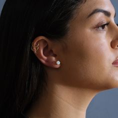 Capture the beauty of luminous opal with these delicate sterling silver 6mm opal studs! These dainty beauties are sure to turn heads. Available in gold and silver metal tones. Materials: 14K gold plated sterling silver or sterling silver, created opal Features: 6mm stone, Lead & Nickel free, post back Minimalist Opal Earrings, Minimalist Hypoallergenic Opal Earrings, Minimalist White Opal Earrings, Opal Earring, Opal Earrings Stud, Opal Studs, Earring Studs, Free Post, Opal Earrings