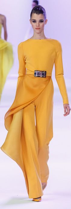 Stéphane Rolland Spring-summer 2014 Couture Couture 2014, Moda Do Momento, 파티 드레스, Stephane Rolland, Spring Couture, فستان سهرة, Haute Couture Fashion, Yellow Fashion, Mode Inspiration