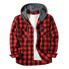 Season:Spring   Fall,Winter; Fabric:Flannel; Sleeve Length:Long Sleeve; Look After Me:Hand wash,Washable; Gender:Men's; Style:Casual,Fashion,Comfortable; Tops Type:Shirt,Overshirt,Flannel Shirt; Occasion:Street,Daily,Casual,Outdoor; Pattern:Plaid; Neckline:Hooded; Listing Date:10/18/2024 Mens Overshirts, Shirt Flannel, Orange Long Sleeve, Fall Clothing, Winter Fabric, Fashion Comfortable, Fall Outdoor, Comfortable Tops, Street Outfit