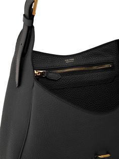 Find TOM FORD Monarch Leather Shoulder Bag on Editorialist. The TOM FORD Monarch Leather Shoulder Bag is crafted from textured leather and features a top handle and adjustable shoulder strap. It has a front clasp closure, logo details, and one internal zip pocket. The bag measures 27cm in height, 30cm in width, and 12cm in depth. The strap drop is 29cm. Luxury Hobo Bag With Detachable Strap And Top Handle, Timeless Structured Leather Shoulder Bag, Designer Textured Leather Hobo Bag For Travel, Luxury Structured Shoulder Bag With Leather Handles, Designer Hobo Bag With Top Handle For Business, Luxury Shoulder Bag With Adjustable Strap And Round Handle, Designer Textured Leather Hobo Shoulder Bag, Designer Textured Leather Hobo Bag, Luxury Textured Leather Hobo Tote Bag