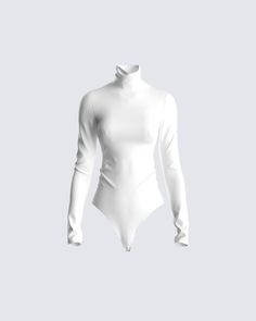 Make things right by being white hot tonight 🔥🤤 White Leotard Bodysuit, White Leather Bodysuit, White Bodysuit Outfit, White Body Suit, White Leotard, New Halloween Costumes, Strapless Ruffle Dress, Leotard Bodysuit, Bodysuit White