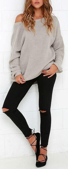 30 Fall Outfits to Inspire You Chic Fall Outfits, Vogue Knitting, Elegante Casual, Outfit Inspiration Fall, Jeans Outfit, Garter Stitch, Looks Style, Mode Inspiration, Outfit Casual