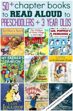 Is your preschooler ready for a chapter book? Try one of these. Read Aloud Chapter Books, Books For Preschool, Books For Preschoolers, Read Aloud Books, Read Alouds, Reading Rainbow, Preschool Books, School Books, Book List