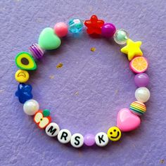 Super cute teacher gifts, a mixture of gorgeous colourful beads and can be personalised with any name or word that you wish. If you have any preference on bead colours or design then please let me know and I will try my best to accommodate. Each bracelet is unique. Please ensure you let me know your personalisation requests when you checkout 💕 Personalized Multicolor Charm Bracelet For Gift, Playful Customizable Beaded Bracelets For Gifts, Personalized Bracelets As Mother's Day Gifts, Novelty Friendship Bracelets With Letter Beads As Gift, Novelty Letter Beads Friendship Bracelet As Gift, Playful Personalized Beaded Bracelets For Gifts, Multicolor Adjustable Jewelry For Teacher Appreciation, Personalized Multicolor Jewelry For Teacher Appreciation, Playful Beaded Bracelets For Mother's Day Gift