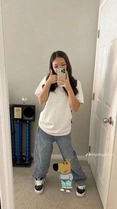 How To Style Carhartt Pants, Cute Baggy Outfits For School, Fits For School Cute, Fall Outfits With Black Jeans, Outfits For Tomboys, Girly Y2k Outfits, Cute Baggy Outfits, Cute 90s Outfits, Latina Outfits Casual