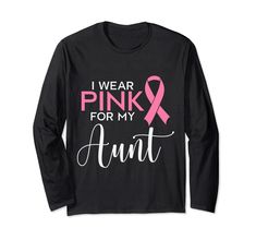 PRICES MAY VARY. Lightweight, Classic fit, Double-needle sleeve and bottom hem Aunt T Shirts, Wear Pink, Fashion Brands, Branded T Shirts, Long Sleeve T Shirt, Top Styles, Long Sleeve Tshirt, Fashion Branding, T Shirts