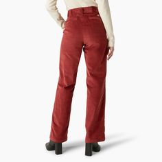 Corduroy pants are the very thing your closet is missing. Soft and sturdy with just a bit of stretch, Dickies Women's Halleyville Corduroy Pants offer a wide leg fit and were made for easy-wearing style. If you really want to complete the puzzle, pair them with their better half, Dickies Women's Oversized Corduroy Button Down Shirt for a uniform everyone is sure to remember. High rise; Wide leg Hook & bar closure Contour waistband Dual front slash pockets; Rear welt pockets with woven logo label Full-length Corduroy Pants For Fall, Corduroy Pants For Fall, Winter Corduroy Full Length Bottoms, Winter Full-length Corduroy Bottoms, Fall Full-length Corduroy Pants, Full-length Corduroy Bottoms For Fall, Full Length Corduroy Bottoms For Fall, Fall Full Length Corduroy Bottoms, Fall Corduroy High-waisted Pants