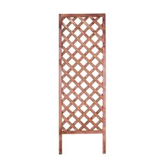 a wooden trellis on a white background