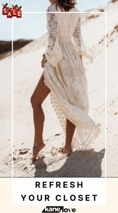 Lace-paneled Fringed Maxi Dress Summer A-line Mini Dress With Lace Patchwork, Bohemian A-line Maxi Dress For Beach Season, Summer A-line Dress With Lace Patchwork, Chic Long Midi Dress For Beach Cover-up, Cream A-line Maxi Dress For Summer, V-neck Lace Patchwork Dresses For Vacation, Beige A-line Dress For Vacation, Fitted Maxi Dress With Lace Patchwork For Beach, Fitted Lace Patchwork Maxi Dress For Beach