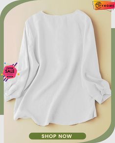 Butterfly Loose Shirt Collar Blouse White Long Sleeve Plain Blouse, Casual V-neck Plain Blouse, Casual Plain Long Sleeve Blouse, Casual Long Sleeve Plain Blouse, Casual Plain Blouse For Spring, Plain Button-up Summer Blouse, Casual Plain Button-up Blouse, Relaxed Fit Plain Blouse, Casual Plain Collared Blouse