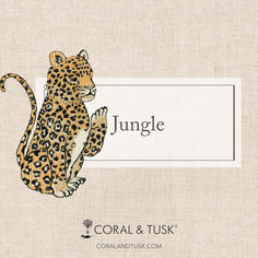 a drawing of a leopard sitting on its hind legs with the word jungle above it