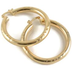 Hoop Earrings 18Kts of Gold Plated