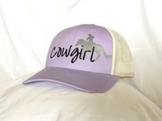 Horse hat, Women’s Baseball Trucker Cap, Girls Cap, Purple Equestrian Clothing, Lilac Cowgirl Hat, Running Horse, Horse Gift Girls Cap, Galloping Horse, Horse Horse, Cowgirl Hat