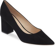 Marc Fisher LTD Zala Block Heel Pump (Women) | Nordstrom Classic Block Heels With 4-inch Heel And Almond Toe, Chic Court Shoes With 4-inch Heel For Business Casual, Chic Business Casual Court Shoes With 4-inch Heel, Elegant 4-inch Block Heels For Fall, Chic Stacked Heel Block Heels For Fall, Chic Block Heels With Stacked Heel For Fall, Almond Toe Block Heels For Office In Fall, Fall Office Block Heels With Almond Toe, Low Heel Block Heels For Office In Fall