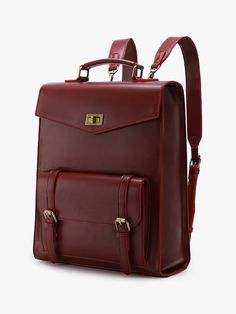 With a Blend of Modern and Traditional Style, the Vintage Laptop Backpack Looks Chic. It Has Two Adjustable Straps That Help in Easy Carrying & Can Be Used as a Shoulder Bag. Vintage Laptop Bag, Tas Vintage, Daisy Vintage, Jaket Denim, Laptop Backpack Women, Sacs Design, Leather Laptop Backpack, Retro Pin Up