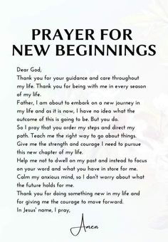 Prayer For New Beginnings, Bible Tips, Better Mentality, Prayers Of Encouragement, Prayer Time, Personal Prayer, Morning Prayer Quotes