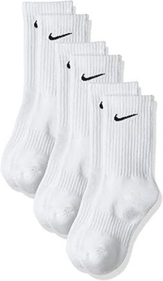 White Nike Socks, Nike Crew Socks, Mode Grunge, Nike Socks, Women Crew Socks, Mens Crew Socks, Nike Boy, White Nike, Cool Socks