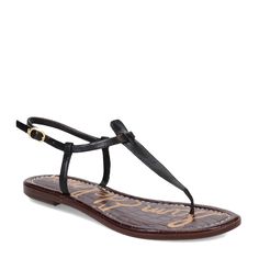 PRICES MAY VARY. Sam Edelman Gigi Thong Sandal Our signature strap Gigi sandal with an antique twist. The enamel double-E signet complements this airy warm-weather staple. Elegant Adjustable T-strap Sandals With Single Toe Strap, Elegant Adjustable T-strap Sandals With Buckle Closure, Elegant Adjustable T-strap Sandals, Adjustable T-strap Sandals With Leather Sole, Adjustable T-strap Sandals With Leather Sole For Vacation, Elegant Adjustable T-strap Sandals With Toe Post, Elegant Adjustable T-strap Toe Post Sandals, Classic Adjustable Sandals For Beach, Elegant T-strap Sandals For Vacation