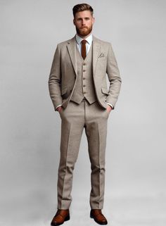 Every Man should own at least one of these, our customers always return to buy more. 
The pinnacle of style and sophistication, a well-made Tweet Suit redefines the classic gentleman.  This suit is crafted from superior pure wool Tweed fabric which is a high-quality, premium material that is weather resistant, warm, and built for comfort. 
Tweed suits are perfect for any occasion because they're timeless, classic, and the best suit you'll ever wear.  Pick your style of jacket and trousers from several classic color options and designs. Every suit is made-to-measure and custom fitted to your measurements and preferences, letting you showcase your very best self for every occasion. 
 
 Dry Clean. Classic Tweed Suit For Business Casual, Classic Tweed Business Casual Suit, Classic Herringbone Suit For Semi-formal Occasions, Classic Wool Suits With Herringbone Pattern, Classic Semi-formal Suit With Herringbone Pattern, Tailored Herringbone Pattern Suits, Classic Semi-formal Herringbone Suit, Fitted Herringbone Business Suits, Tailored Tweed Jacket For Semi-formal Occasions