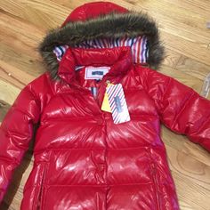 Down Jacket Brand New With Detachable Fur Hood In Red! Size 3t. Runs A Bit Big Fur Hood, Jacket Brands, Red Jacket, Kids Jacket, Down Jacket, Kids Shop, Jackets & Coats, Brand New, Fast Delivery