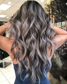 Tommy Vo | Amazinghairdesign #balayge #okaplex #haircolor #guytang_mydentity #redken #hairs #hairstyle #modensalon #amerıcansalon #organecounty💕 | Instagram Smokey Ash Blonde Hair Balayage, Brunette Hair With Ashy Highlights, Grey Balayage Brunettes, Dark Brown Hair With Ashy Highlights, Hair Roulette, Western Hair Color, Dimensional Bronde, Ash Blonde Hair Balayage, Guytang Mydentity