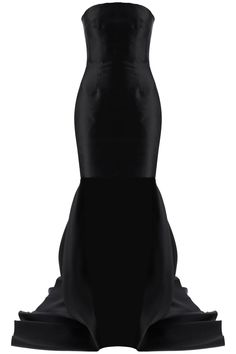 The Neva short strapless dress by Solace London is made of compact technical twill with a glossy finish, featuring a fitted silhouette enhanced by a long and voluminous back train. It has an invisible zip closure at the back and is fully lined inside. The model is 177 cm tall and wears a size L. Composition: 100%PL Short Strapless Dress, Strapless Dresses Short, Dress With Train, Solace London, Style Finder, By Malene Birger, Satin Mini Dress, Blazer With Jeans, Invisible Zip