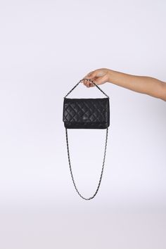 CONDITION: VERY GOOD VINTAGE .?ÿ Calling all silver lovers as we have a chic Chanel Caviar Wallet on Chain in a classic black with silver hardware! The perfect bag to transition from day to night activities. Features: can be as a crossbody, short-shoulder, or top-handle bag multiple card slots snap closure on flap two inner zip pockets Fits your phone, small wallet, keys, and a few other smaller essentials. Crafted in 2011 Strap drop: 23.5" 7.5" L x 2.5" W x 5.25" H Please note: Hairline scratches on hardware. Light wear on caviar due to normal use.?ÿPlease refer to photos for more details.?ÿ In order to meet the current demand and given the?ÿnature of sourcing inventory, all sales are final. Please be sure to review all pictures and ask any questions prior to making a purchase! To prevent Night Activities, Girl Backpacks School, Wallet On Chain, Chanel Caviar, Louis Vuitton Shoes, Dior Shoes, Small Wallet, Girl Backpacks, Perfect Bag