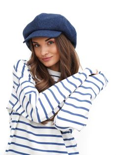 "Introducing our \"Women's Blue Wool Newsboy Hat,\" a chic and timeless accessory that blends traditional design with contemporary fashion. This elegant 8-panel top baker boy cap is a must-have for those who value classic style with a modern edge. Made from luxurious wool, this newsboy hat offers both exceptional warmth and lasting durability. Its blue shade exudes an air of sophistication and versatility, making it a perfect match for a variety of outfits and occasions. The hat features a classic baker boy design, with eight panels meticulously stitched together to create a full, rounded silhouette. This design not only ensures a snug and comfortable fit but also provides a flattering look for different face shapes. Ideal for elevating any look, this wool paperboy cap is suitable for a wi Paperboy Cap, Baker Boy Cap, Baker Boy Hat, Different Hats, Newsboy Hat, Baker Boy, News Boy Hat, Newsboy Cap, Timeless Accessories