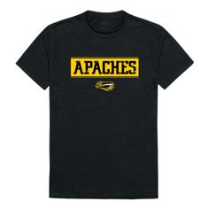 Tyler Junior College Apaches Established T-Shirt College Varsity T-shirt With Graphic Print, Collegiate Fan Merchandise T-shirt With Screen Print, School Spirit T-shirt With Letter Print For College Events, College Team Spirit T-shirt With Logo Print, Collegiate Graphic T-shirt For College, Collegiate Graphic Print Campus T-shirt, Collegiate Graphic Print T-shirt For College, Collegiate T-shirt With University Logo For Sports, College Fan Apparel T-shirt With Screen Print