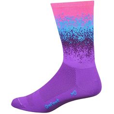 Bring a much-needed airflow to your feet on your next ride with the DeFeet Aireator Ombre 6in Sock. Crafted from a stretchy blended fabric, the Aireator Ombre clings to your foot with snug security and cool breathability as you pedal through hot summer temps. Plus, this sock's construction wicks sweat away from your skin to prevent soggy feet when the day turns humid. Outdoor Brands, Men Shoes Size, Mens Socks, Hot Summer, Your Skin, The Day, Socks, Bike, Women Shoes