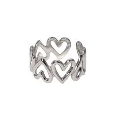 Minimalist Cute Hollowed-out Love Heart Stainless Steel Ring – Fashion Romantic Jewelry for Women Discover the delicate charm of our Minimalist Cute Hollowed-out Love Heart Stainless Steel Ring. This exquisite open finger ring features a beautifully crafted hollowed-out heart design, perfect for women and girls who appreciate aesthetic and romantic jewelry. Made from high-quality stainless steel, this ring combines durability with elegance. Ideal for any occasion, whether it’s a casual day out o Trendy Open Heart Ring For Valentine's Day, Adjustable Metal Heart Ring For Valentine's Day, Trendy Heart-shaped Open Promise Ring, Trendy Silver Heart Ring For Valentine's Day, Trendy Open Heart Promise Ring, Metal Heart Ring For Valentine's Day, Silver Trendy Heart Promise Ring, Trendy Silver Heart Promise Ring, Trendy Silver Heart-shaped Ring