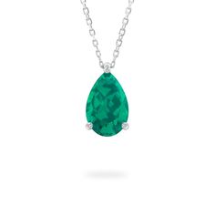 This Emerald necklace features a stunning lab-created green emerald and is offered in five classic shapes and three stunning sizes. Emerald Necklace In Brilliant Cut, Fine Jewelry Green Emerald Necklace With Brilliant Cut, Fine Jewelry Emerald Necklace With Brilliant Cut, Green Brilliant Cut Necklace For May Birthstone, Timeless Green Necklace For Formal Occasions, Classic Emerald Necklace With Brilliant Cut, Classic Emerald Necklace For May Birthstone, Elegant Green Emerald Necklace With Brilliant Cut, Classic Green Gemstone Necklace