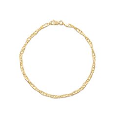 Double Open Chain Bracelet Dainty Jubilee Chain Link Bracelet, Everyday Bracelet With Lobster Clasp, Everyday Bracelets With Lobster Clasp, Sparkly Top, Jewelry Brands, Top Drawer, Gold Texture, Everyday Jewelry, Solid Yellow