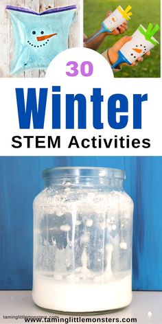 30 Wonderful Winter STEM Activities for Kids. Funw ays to use a winter theme to teach childre science, math and more. Winter Steam Activities Elementary, Winter Stem Activities For Kids, Activities For Elementary Kids, Stem Printables, Spring Stem Activities, Winter Stem Challenges, Stem Winter, Winter Study, Christmas Stem Activities