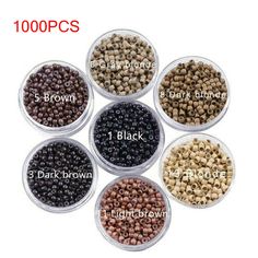 1000PCS 3mm Nano Ring with Silicone Micro Beads for Nano Tips Hair Extensions Description: 100% Brand new and high quality. 3.0mm nano rings nano beads with silicone inside for feather and hair extensions The extension can last for several months, depending on how fast your hair grows. Eventually, the microcircle will have to be removed, or moved up to the scalp again. This micro ring can be well hidden in your hair. Makes hair look natural and beautiful. There are 7 colors for you to choose. Me Hair Bun Tool, Micro Bead Hair Extensions, Hair Braid Rings, Bead Extensions, Jumbo Braiding Hair, Hair Extension Tools, Micro Beads, Tips Hair, Braided Ring