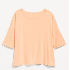 Nwt Old Navy Short-Sleeve Luxe Oversized Cropped T-Shirt Color: Iced Peach Our Luxe T-Shirts Are Softer Than The Rest, With A Draped, Flawless Fit Rib-Knit Crew Neck. Short Drop-Shoulder Sleeves. Center Seam In Back. Cropped Hem. Rayon-Jersey, With Comfortable Stretch. Rayon 95%, Spandex 5% Machine Wash Cold, Tumble Dry Low. Imported. Fit & Sizing Bodequality Means Size Equality, Price Equality & Style For Women Everywhere! We’ve Redesigned Your Favorite Fashions (In Sizes 16-30/Xl-4x) To Create Oversized Cropped Tshirt, Tie Up Shirt, Navy Crop Top, Preppy Shirt, Brown Crop Top, Patterned Crop Top, Denim Crop Top, Pretty Shirts, Workout Crop Top