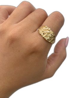 14K Nugget Ring