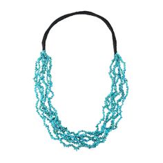 This stunning multi-strand necklace is a perfect blend of natural elegance and vibrant color, featuring rich Blue Turquoise gemstone cabochons artfully intertwined to create a captivating, layered look. The black leather accent cord adds a rustic, earthy touch, ensuring comfortable wear and a secure fit. This unique necklace is the ideal statement piece to elevate any outfit and imbue a Southwestern charm that is both timeless and fashionable. It features a total of 290 carats of total gemstones Turquoise Multi-strand Gemstone Necklaces, Turquoise Multi-strand Gemstone Necklace, Turquoise Gemstone Multi-strand Necklace, Multi-strand Turquoise Gemstone Beads Necklace, Elegant Multi-strand Turquoise Gemstone Necklace, Blue Multi-strand Gemstone Beaded Necklace, Squash Blossom Jewelry, Blue Turquoise Necklace, Spiny Oyster Jewelry