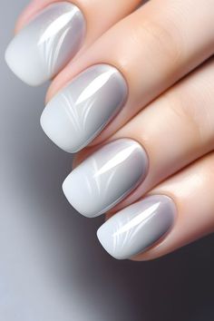 metallic gradient nails, grey to white nails, nail art, nail design, nail inspiration, nail ideas, stylish nails, trendy nails, elegant nails, beautiful nails, chic nails, gradient nail art, metallic nails, grey nails, white nails, nail trends, nail fashion, nail creativity, nail beauty, nail style, nail looks, nail aesthetics, nail techniques, nail tutorials, nail tips, nail tricks, nail care, nail maintenance, nail DIY, nail enthusiasts Gel Chrome Nails, Silver Acrylic Nails, Nail Maintenance, Ombre Chrome Nails, Purple Chrome Nails, Nail Tricks, Chrome Nail Designs, Red Chrome Nails, Nail Aesthetics