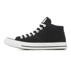 Give your wardrobe a new infusion of fun with these Converse® Madison Mid Sneakers. In this new twist on a classic favorite, you'll rock standout style with the lightly textured fabric upper. The contrasting colors will give you that added pop of style to help set off all your favorite casual styles. All Star branding details,Classic rubber toe cap and textured toe bumper,Cushioned footbed,Lace-up closure for a secure fit,Vulcanized midsole with sidewall trim,Rubber traction outsole,Soft canvas How To Style Converse, Star Branding, Mid Sneakers, Mid Top Sneakers, Casual Styles, Women's Converse, Mid Top, Shoe Carnival, Converse Chuck Taylor All Star