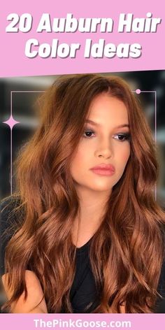 20 Most Flattering Auburn Hair Color Copper Hair With Highlights, Professional Hair Dye, Light Auburn, Dyed Red Hair, Natural Highlights, Long Hair Color, Short Hair Color