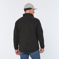 Let frigid gusts and stinging sleet shiver your timbers? Not when you’re wearing our re-engineered Shoreman’s GridLock Fleece Jacket! The 100% windproof/water-resistant membrane bonded between advanced “soft shell” fabric fends off wintry blasts like no ordinary fleece – making this jacket the go-to choice of hardworking guys everywhere. GridLock™ Fleece on the inside preserves the insulation factor and trims the bulk. Built for work with an easy-moving cut and useful pockets. 2" longer drop tail. Try one on – the performance may blow you away, but the wind never will! Duluth Trading, Soft Shell, The Wind, Fleece Jacket, Insulation, Coats Jackets, Water Resistant, The 100, Water