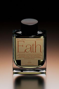 a bottle of faith perfume sitting on top of a table