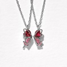 A true friend is someone that sticks by your side through the good and the bad. If you have someone like that in your life, then you're so lucky! Show that person how much they mean to you with our Hey Bestie Necklace Set. This set comes with two halves of a butterfly for you and your bestie to wear. Bestie Necklace, Hey Bestie, A True Friend, Necklace Chain Lengths, Gold Necklace Set, By Your Side, Wrap Rings, Brass Pendant, Jewelry Cleaner