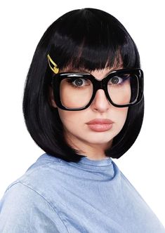 PRICES MAY VARY. So Realistic Your Will Poop Its Pants… using ALLAURA’s unique MatteSilk fibers, this shiny black bob wig looks completely glossy and natural; like real hair only better. Product is Heat Resistant Comes With Tina Belcher Wig, Black Glasses, & Yellow Hair Clip… the full set, fits all sizes and arrives ready-to-wear, write it down in your diary Reuse & Restyle… no longer want the feminist hero look? Add gel to reshape just like real hair; can be worn multiple times and the packagin Tina Belcher Costume, Egyptian Hairstyles, Black Bob Wig, Tina Belcher, Wig Black, Black Bob, Black Glasses, Halloween Wigs, Afro Wigs